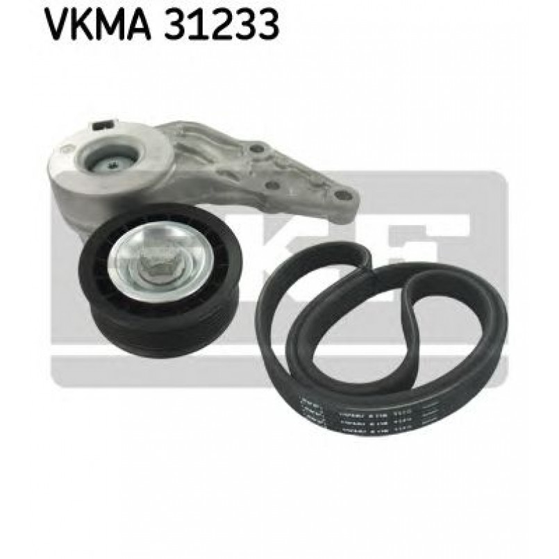 VKMA 31233 SKF Комплект доріжкового ремня (ролик, ремінь)